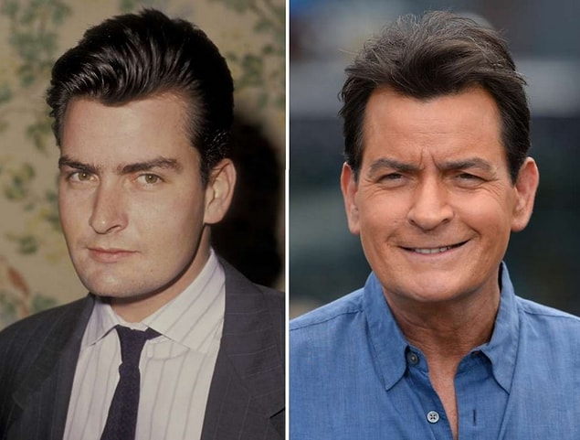 9. Charlie Sheen (1987, 2015)