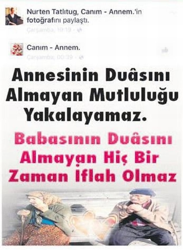 10. Akrabalarımızın paylaştığı imalarla dolu özlü sözleri gördüğümüzde,