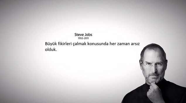 5. Büyük fikirleri çalmanın zararı yoktur.