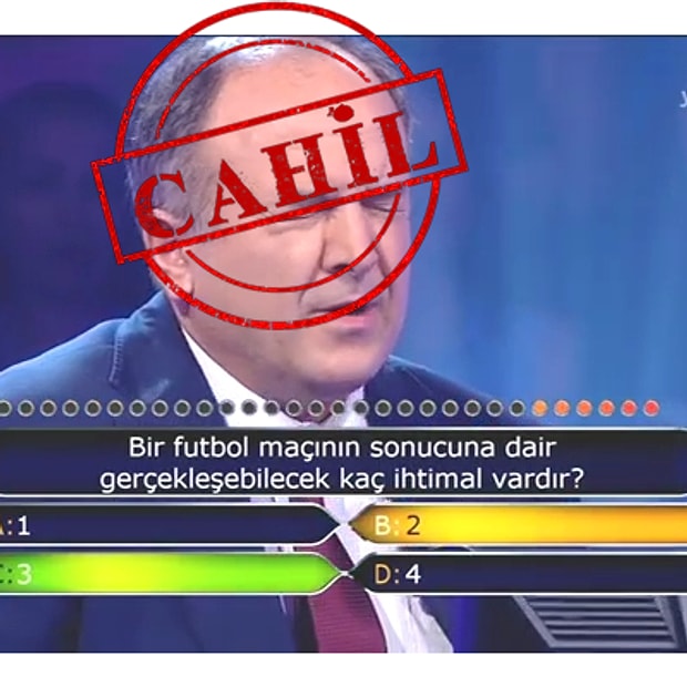 Bilgi yarışmasında çuvallayanlar