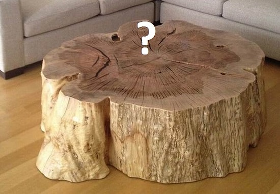 32 необычных дизайнерских решения с применением бревен, чурок и коряг