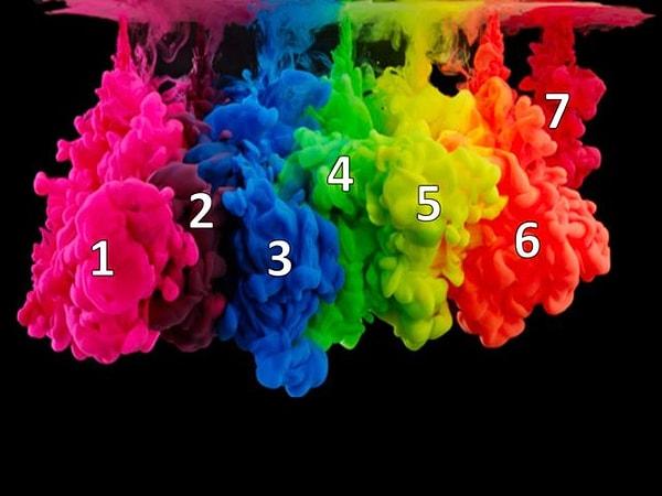 4. Bir de 1. ile 5. rengi karıştır zihninde bakalım!