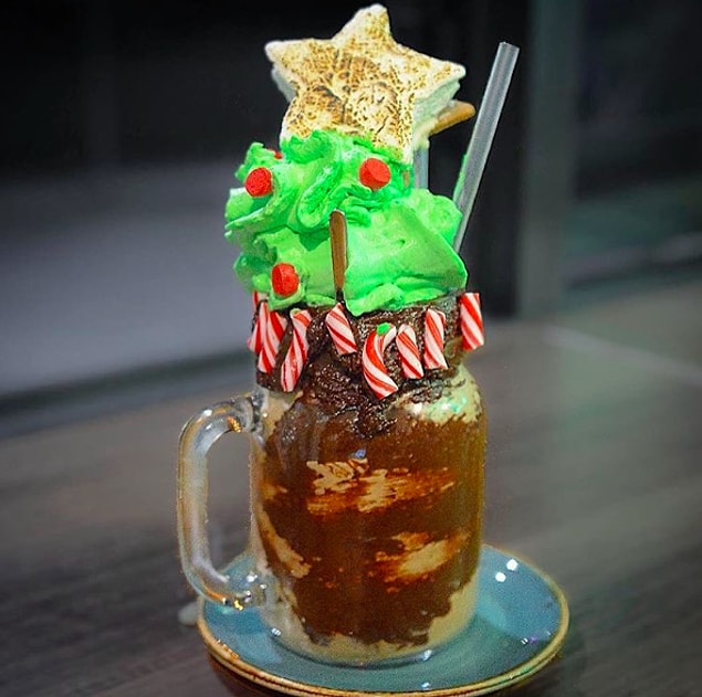 16. Bir Noel ağacını milkshake e kondurabilir misiniz?