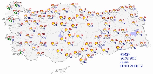 Türkiye Genelinde Önümüzdeki 4 Gün Hava