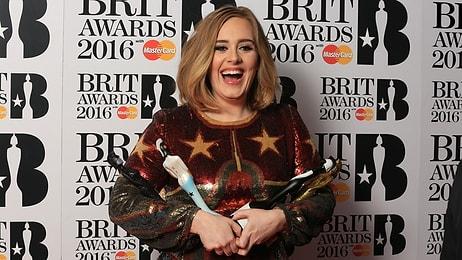 2016 Brit Ödülleri Gecesine Adele Damgası