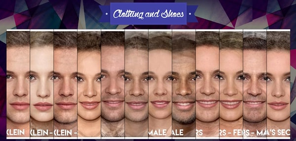 5. Компания так же опробовала этот метод на известных брэндах производителей одежды. Там разброс был чуть больший