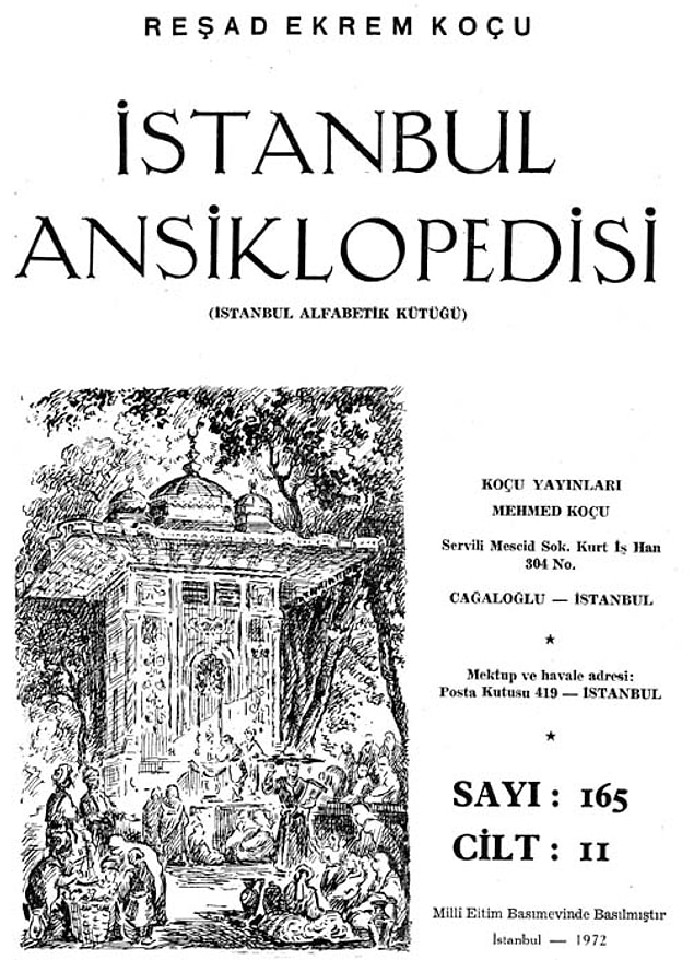 Reşad Ekrem Koçu ve İstanbul Ansiklopedisi sayılarından biri