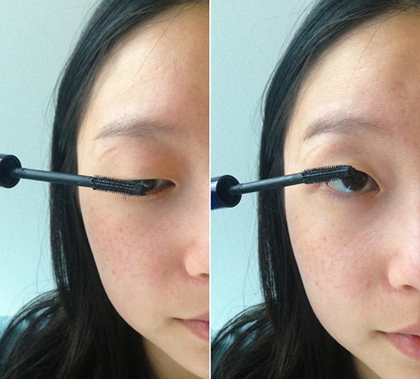 5. Если ваши ресницы не отличаются особой "пушистостью", попробуйте прокрасить их с обеих сторон.