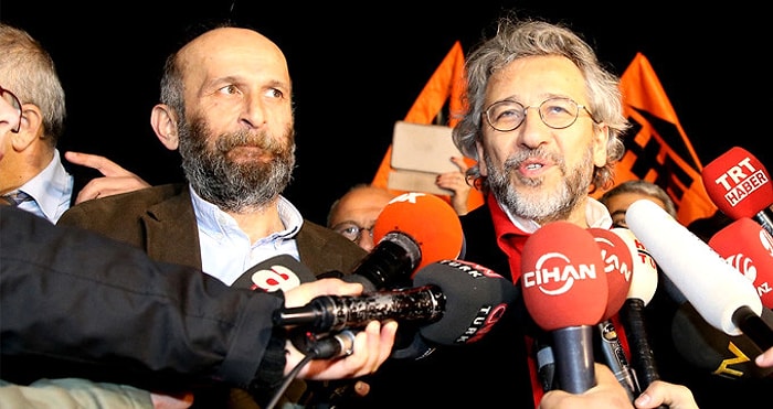 Can Dündar ve Erdem Gül'ün Tahliyesi Sosyal Medya Gündeminde: #eyözgürlük