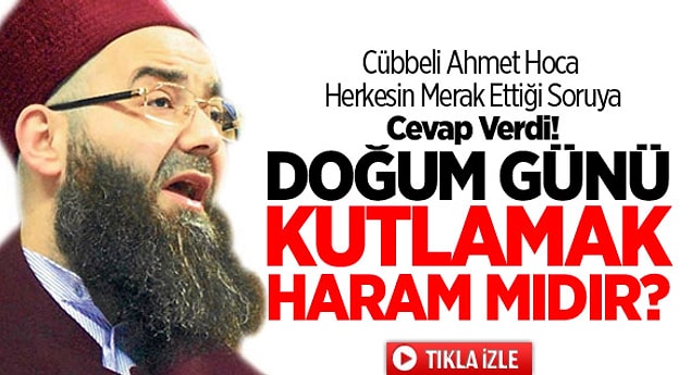 Türk İslam geleneğinde doğum günü oldukça tartışmalı bir konu. Kimilerine göre geleneğimizde yok, kimilerine göre kutlanabilir.