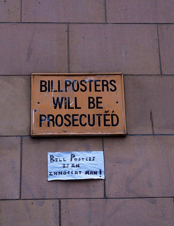 1. Bill Posters'ı yedirmeyiz.