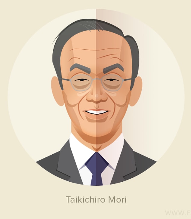 13. Taikichiro Mori, Japon gayrimenkul imparatorluğu Mori'yi 51 yaşında kurdu.