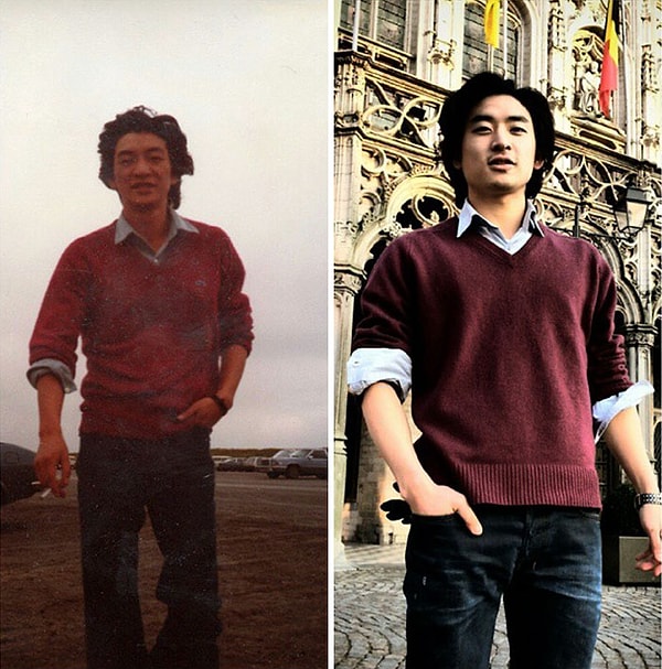 6. "Папа умер, когда мне было 4, но все всегда говорили, что я его копия"