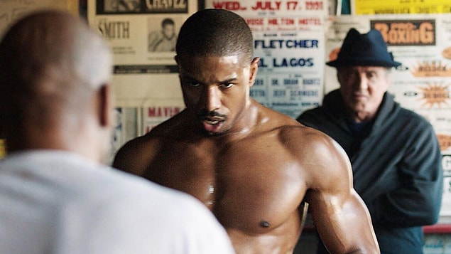 13. "Creed (2015)" filmindeki rolüyle "Michael B. Jordan"