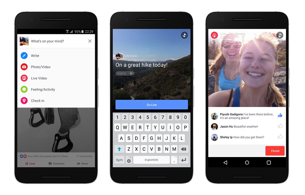 Android Kullanıcıları İçin Facebook Live Hazır