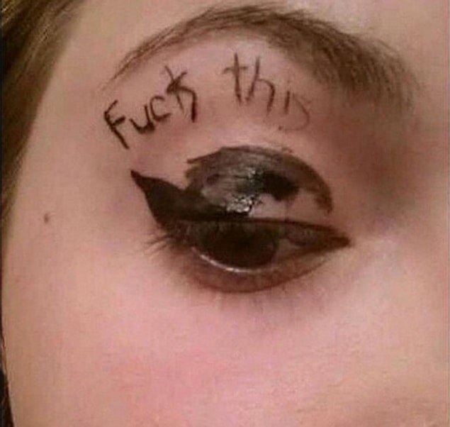 Gerçek hayatta eyeliner