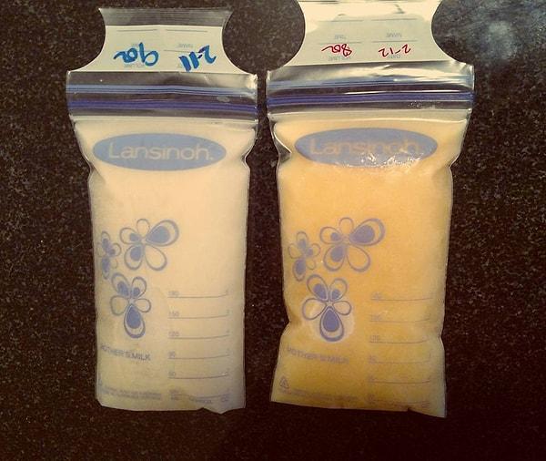 Ve o sonuç: Görüldüğü üzere iki süt arasındaki fark inanılmaz boyutlarda.