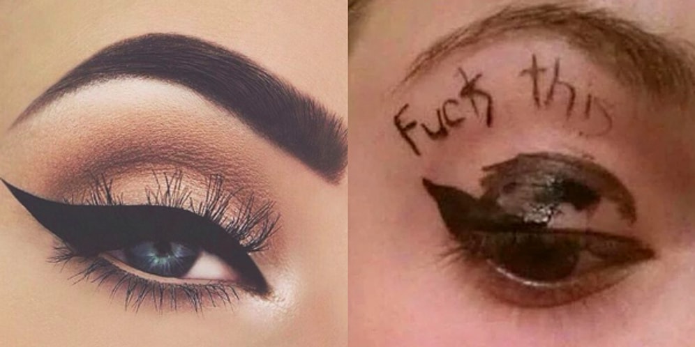 Sosyal Medyada Her Şey Gibi Makyajın da Bir Yalan Olduğunun Kanıtı 17 Karşılaştırma