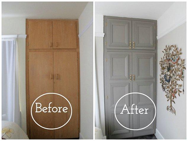 11. Eski mobilyalarınızı yenilemeyi deneyin.
