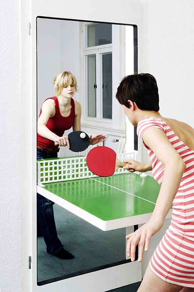 12. Tenis masası olan kapı