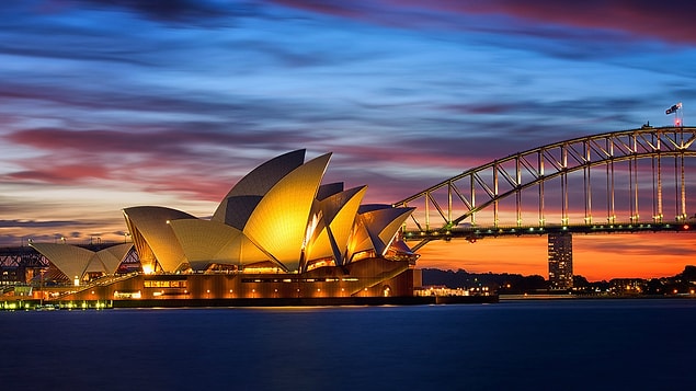 16. Sidney'de bir opera seyredin.