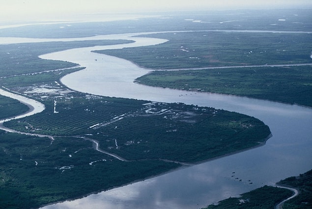 37. Laos'taki Mekong Nehri'nde yüzün.