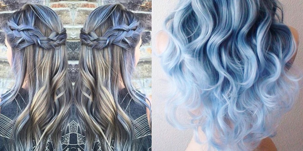 Trend Alarmı: Her Kombininize Şıp Diye Uyum Sağlayan Kot Renginde Boyanmış Saçlar