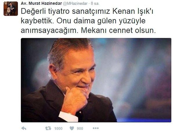 İşte Beşiktaş Belediye Başkanı Hazinedar'ın attığı tweet