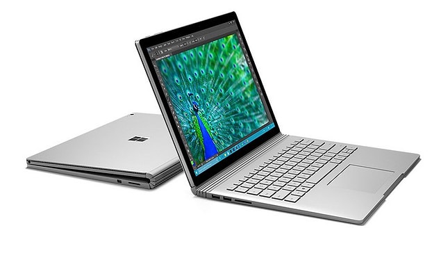 6. Microsoft Surface Book da "Bir bilgisayar ne işe yaramalı" sorusuna cevap gibi.