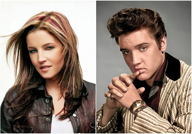 7. Lisa Marie Presley ve Elvis Presley