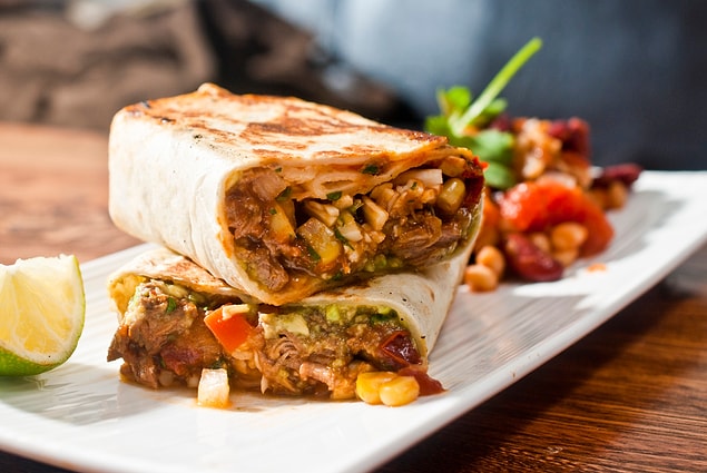 14. Bizde dürüm onlarda Burritos!