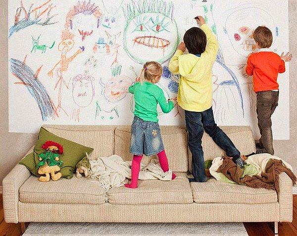 3. Çocukların en sevdiği aktivite: Duvar Boyama!