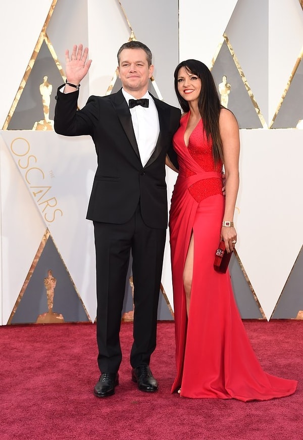 12. Мэтт Дэймон и Люсьяна Баррозо