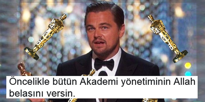 Aldı Be Sonunda Aldı! Leonardo DiCaprio'nun Oscar'ı Kucaklamasına Sosyal Medyadan Tepkiler