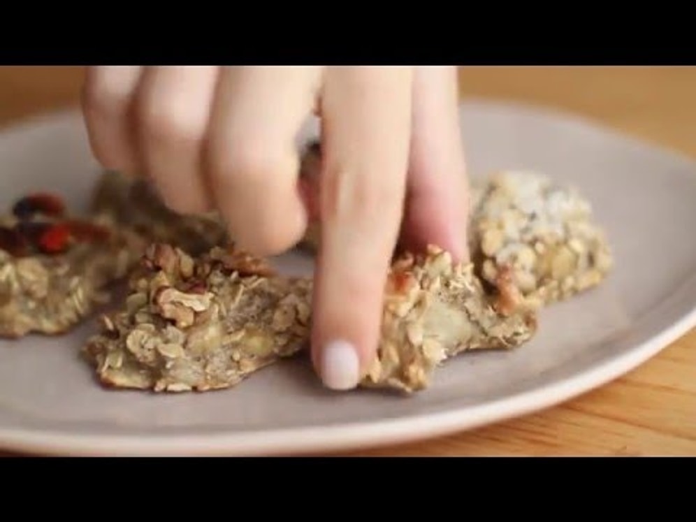 Овсяные печенья с бананом