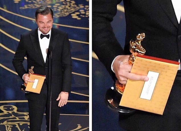 9. Artık oscar alamadığı için üzerinde oluşan baskıyı atmış oldu