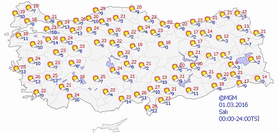 Ve Hava Sıcaklığı Yurt Genelinde Azalıyor