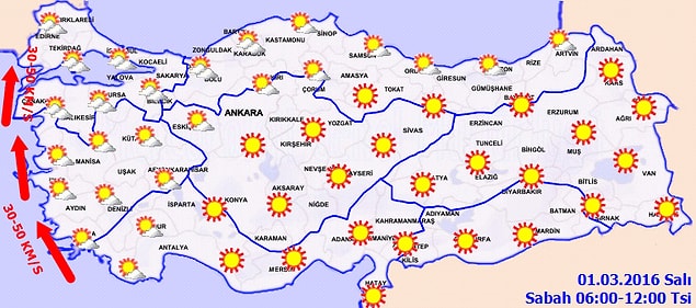 Bölgelerimizde Hava
