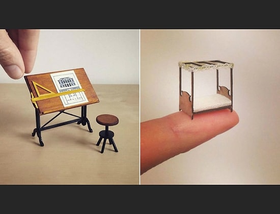 Крошечная мебель: объемное содержание в малой форме