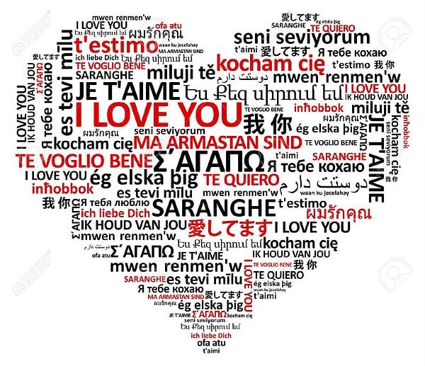 14. Farklı dillerde sevgi sözcükleri öğrenin.