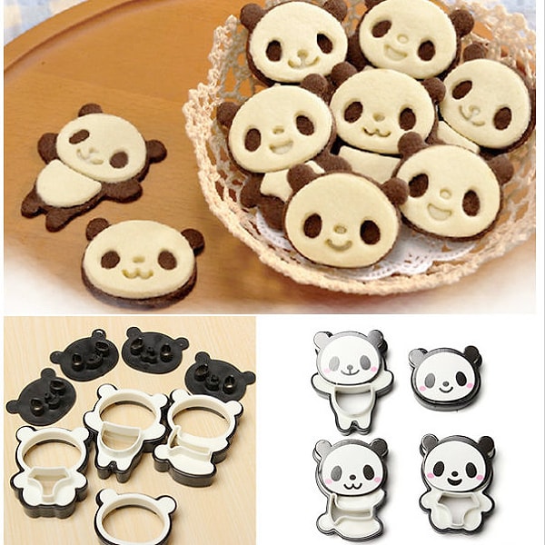 8. Формочки для печенья "Панды"