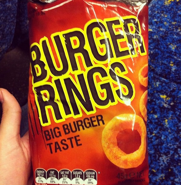 20. Колечки со вкусом бургера 🍔