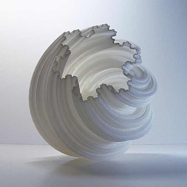 19. Спиральная ваза, напечатанная на ЗD принтере
