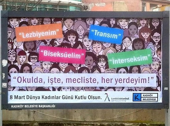 Kadıköy ve Şişli Belediyesi Billboardlarını LGBTİ Bireylere Açtı: ‘Her Yerdeyim’