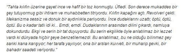 Bazı öykülerinde ise silaha oral seks yaptırılır.