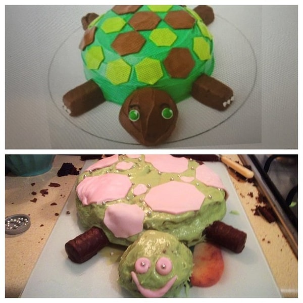19. Тортик в виде черепашки 🐢, да легко!