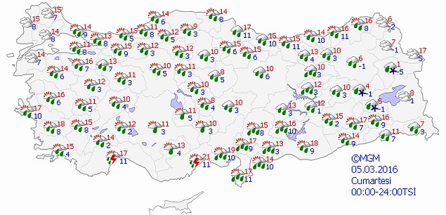 TÜRKİYE GENELİNDE ÖNÜMÜZDEKİ 4 GÜN HAVA