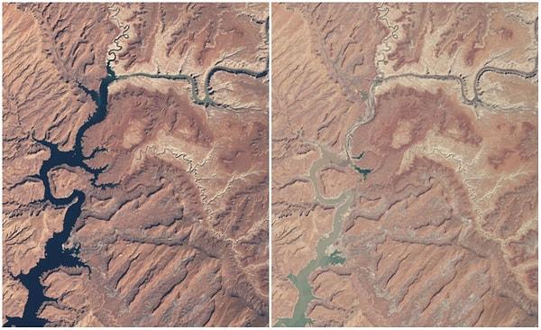 4. Powell Gölü, Arizona; 1999-2014 Arası