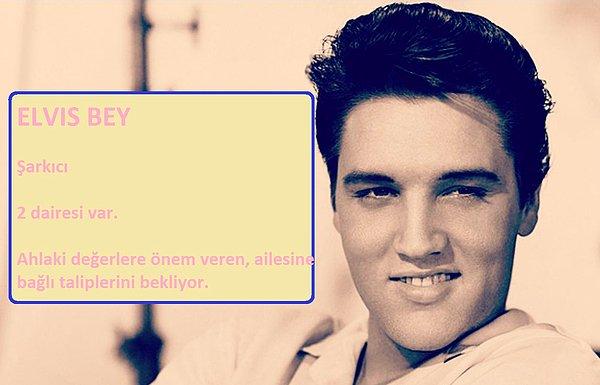 4. Elvis Presley programa evlilik için değil dizilerden rol kapabilmek için katılanlardan olur. Tüm taliplerini reddederdi.