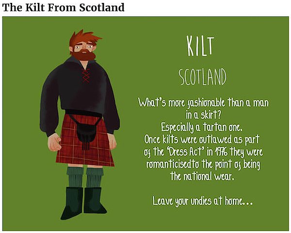 15. Kilt - İskoçya